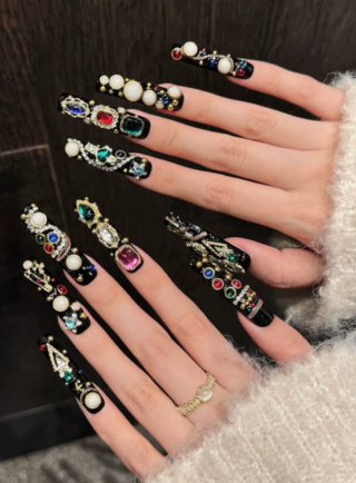 Royal Jewel Nails