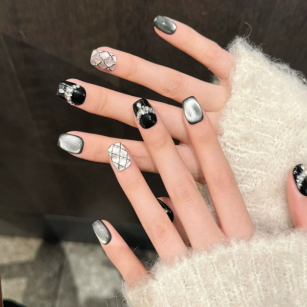 Black Premium Starry Sky Cat Eye - Image 2